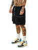 BERMUDA CARGO ZIPPER BLACK