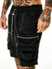 BERMUDA CARGO ZIPPER BLACK