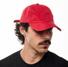 CAP BASIC RED WASH