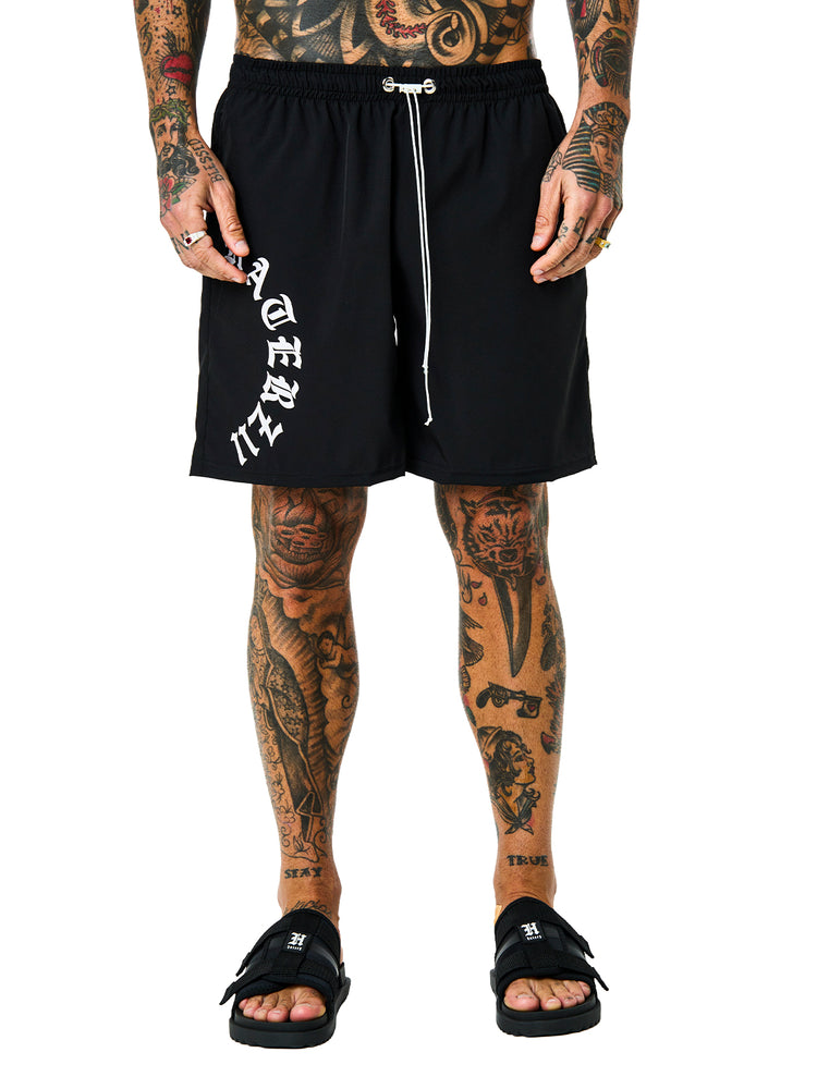 SHORTS HATERZ HALF BLACK