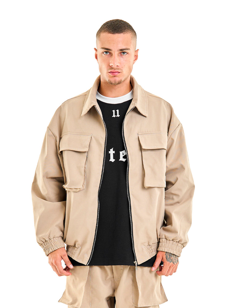 JACKET CARGO CAMEL