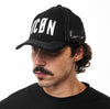 CAP ICØN LINES BLACK