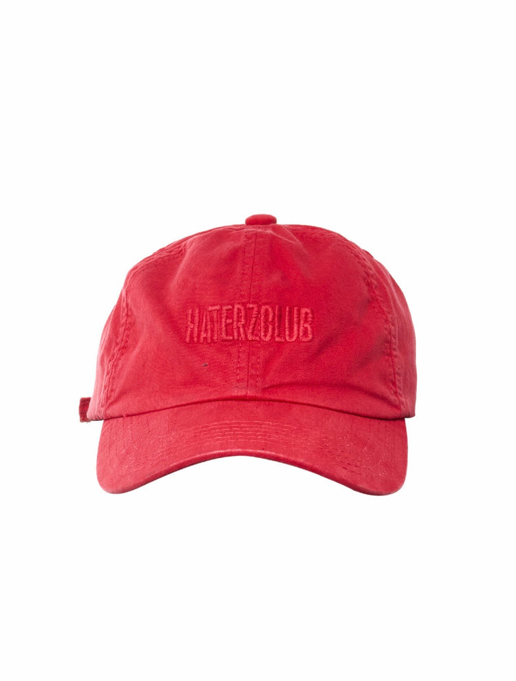 CAP BASIC RED WASH