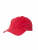 CAP BASIC RED WASH
